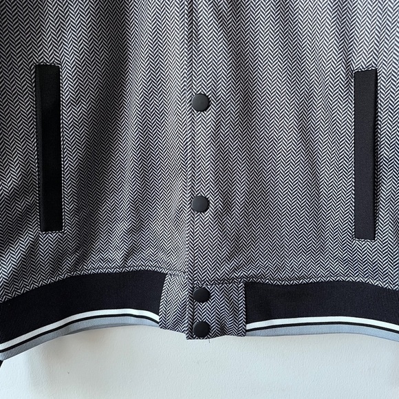 NWT Men’s Sporty Ben Sherman Herringbone Bomber Jacket Size S - Picture 5 of 7